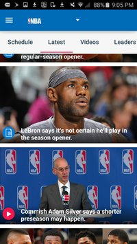 NBA 2015-16 screenshot